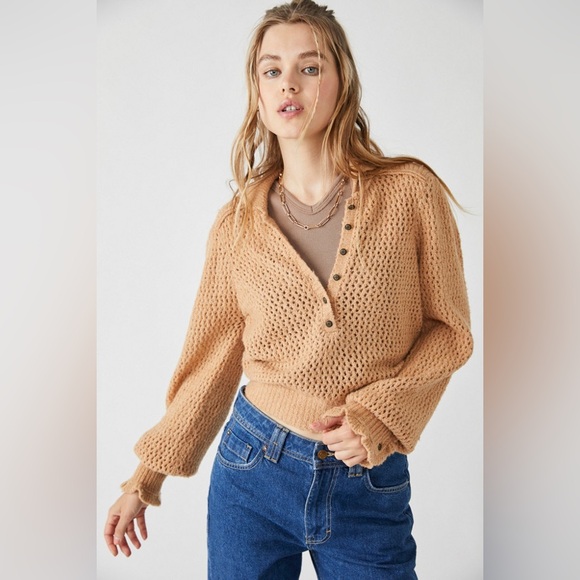 NWT Free People Snowdrift Pullover - Size Medium - Picture 3 of 10